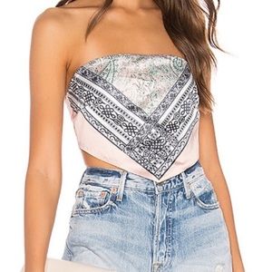 Superdown bandana top